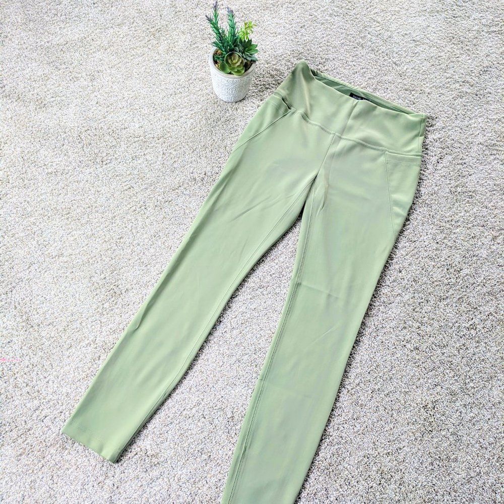 Rachel Zoe Compression Leggings NWT Sage Green Small